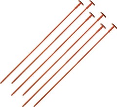 Gun Storage Solutions Rifle Rods .22 Caliber 6-Pack 16 in Orange RR6-EXP-OR