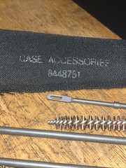 Military Cleaning Kit Case B448751 Rods Brushes New Old Stock