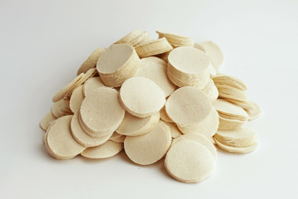 40-49 CAL 1 1/8″ ROUND .020″ THICK DRY SHOOTING PATCHES / QTY. 1,000 / EMSS4201T