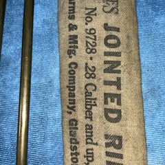 Marble’s Jointed Rifle Rod No. 9728 .28 Caliber & Up 36” Long Brass Vintage Mich