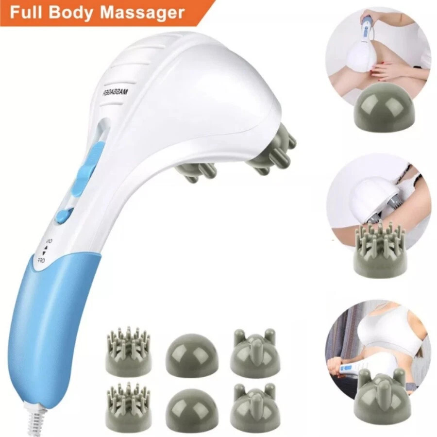 ✅Handheld Back Massager Double Head Electric Full Body Massager Massage Hammer