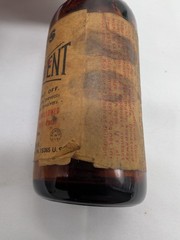 Vintage 1950s Hoppe’s No. 9 Nitro Powder Solvent Glass Bottle EMPTY