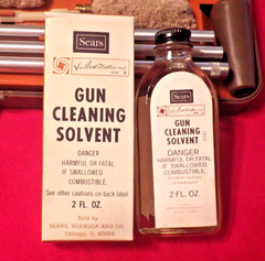 VINTAGE SEARS, TED WILLIAMS SHOTGUN CLEANING KIT, NEW UNUSED!! MFG 1977