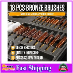 GLORYFIRE Elite Cleaning Kit–Universal 66pcs Set w Brass Brushes