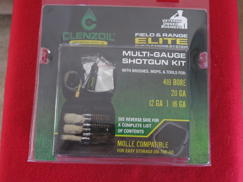 Elite Shotgun Multi Gauge Cleaning Kit .410-20-12-16 Ga Must See