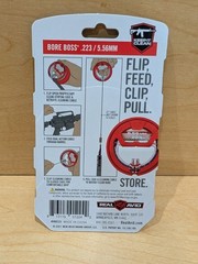 Real Avid Barrel Snake .223/5.56mm Deep Cleaning Gun Cleaner Red Black With Case