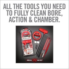 Real Avid Rifle Cleaning Kits – Complete Gun Snake Cleaning Kits with Rod, Bore