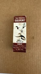 Vintage 1960’s OUTERS GUN CLEANING SOLVENT 7/8 Full Bottle ￼ RARE