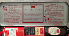 Vintage Sears Roebuck 30 Cal Gun Cleaning Kit In Case #6 20253 95% COMPLETE
