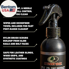 MOSSY OAK CLP Gun Cleaning Oil | All-In-One Cleaner, Lubricant & Protectant | On