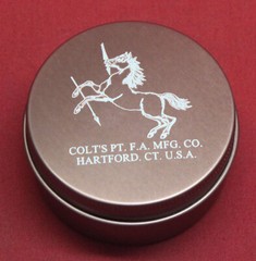 COLT Firearms 1911 & Revolver Bore Cleaning Patch Tin