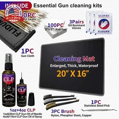 Oversized Mat/ 12Ga /9mm / 5.56mm Bore Cleaner+ CLP Oil Gun Cleaning Kit,Gun Cle