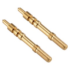 2Pcs/Lots .17 Caliber Solid Brass Spear Pointed Jag Gun Clean Accessories Brass