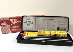 Vintage Outers 22 Caliber Rifle Gun Cleaning Kit No. 477 Gunslick Case w/ Box