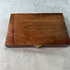 Vtg Gunmaster UGC 76W Universal Gun Cleaning Kit Dovetailed Wood Box Never Used
