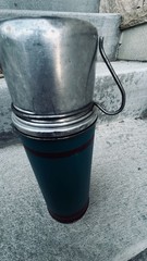 JC Higgins Vacuum Bottle Sold Only by Sears Roebuck Vacuum Goods Are Made in USA