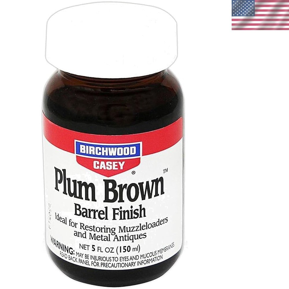 Birchwood Casey 14130 Plum Brown Barrel Finish 5-Ounce