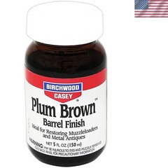 Birchwood Casey 14130 Plum Brown Barrel Finish 5-Ounce