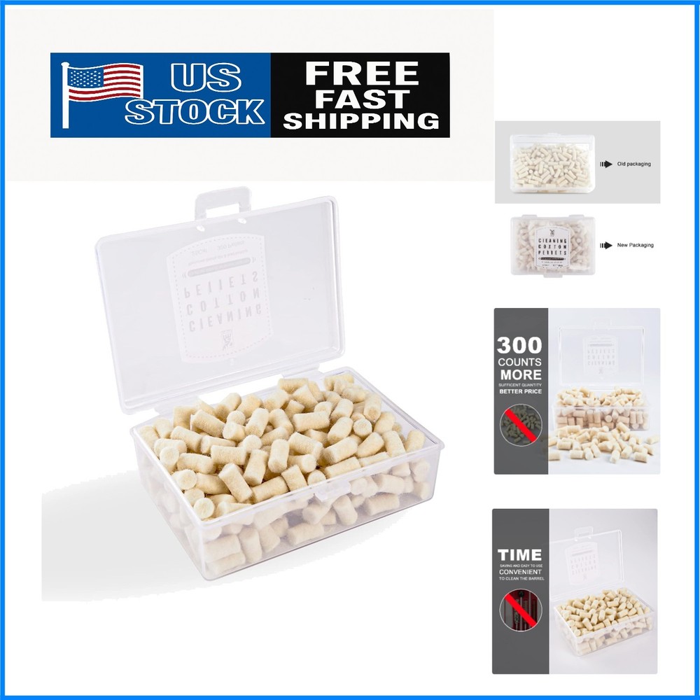 High-Quality .177 Caliber Cleaning Pellets – 300 Count with Convenient Storage