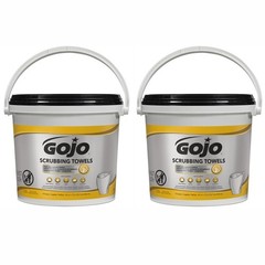 Gojo Scrubbing Towels Fresh Citrus Scent 170 Count Extra Large Dual Textured