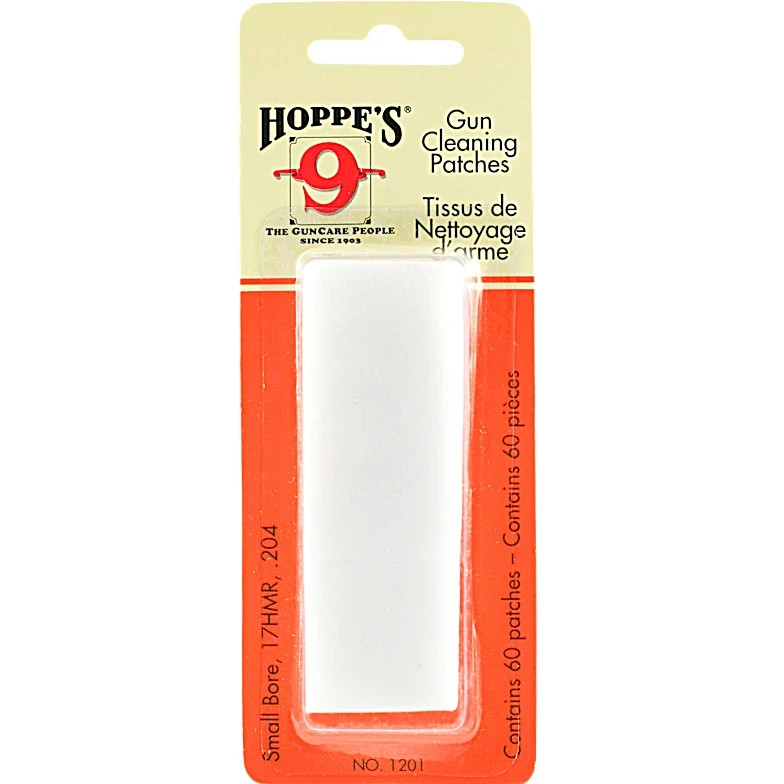 Hoppe’s Gun Cleaning Patches 17HMR/.204 Lot of 364