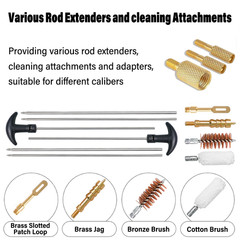 Universal Gun Cleaning Kit Compatible with Rifle Pistol Shotgun for All Caliber