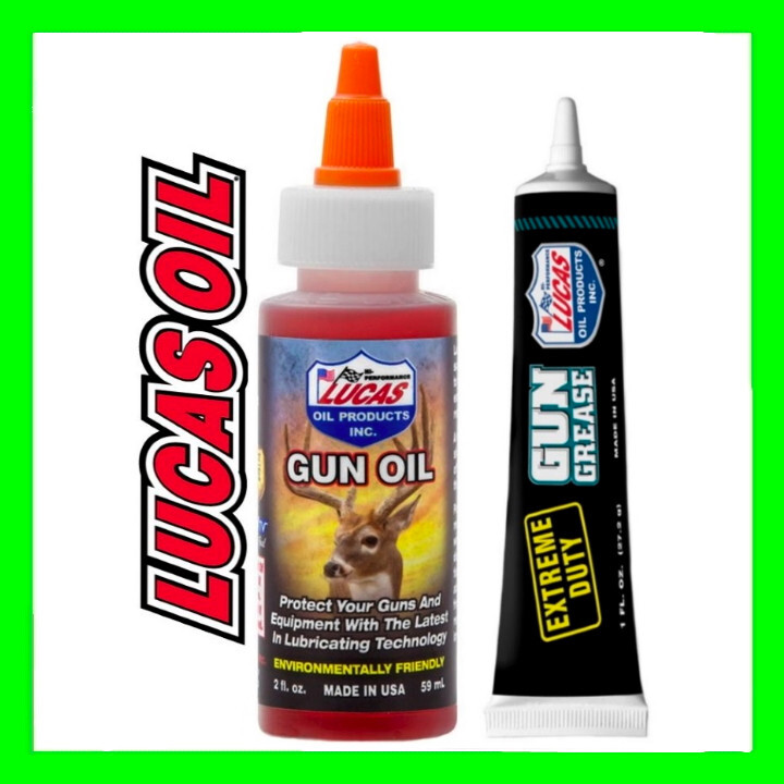 Lucas Gun Oil 2oz Original & Extreme Duty 1oz Grease Rifle Pistol Made in USA!!!