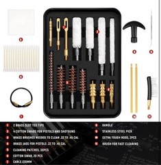 GLORYFIRE Universal Handgun Cleaning kit .22,.40,.45,.357 Caliber/9mm Pistol