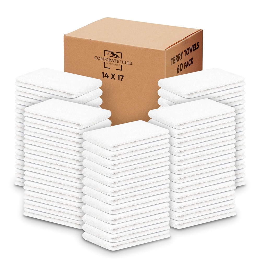 Corporate Hills Terry Pack Of 120 14 X 17 Inches 100 Cotton Terry – Bar