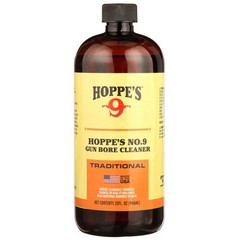 Hoppe’s No. 9 Gun Bore Cleaning Solvent 1-Quart (32 Ounce) Bottle Hoppes 932
