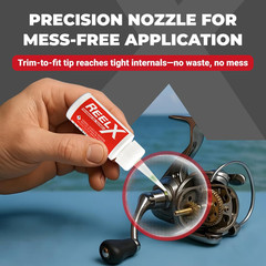 Reelx Fishing Reel Lubricant, Extreme-Pressure Anti-Corrosion Oil for Bearings,