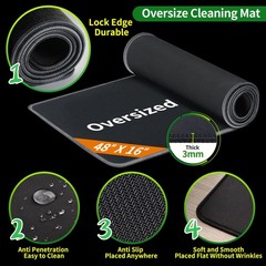 Oversized Mat(48″x 16″)+ Universal 5oz CLP Oil (Needle+Spray) Cleaning Kit,Cl…