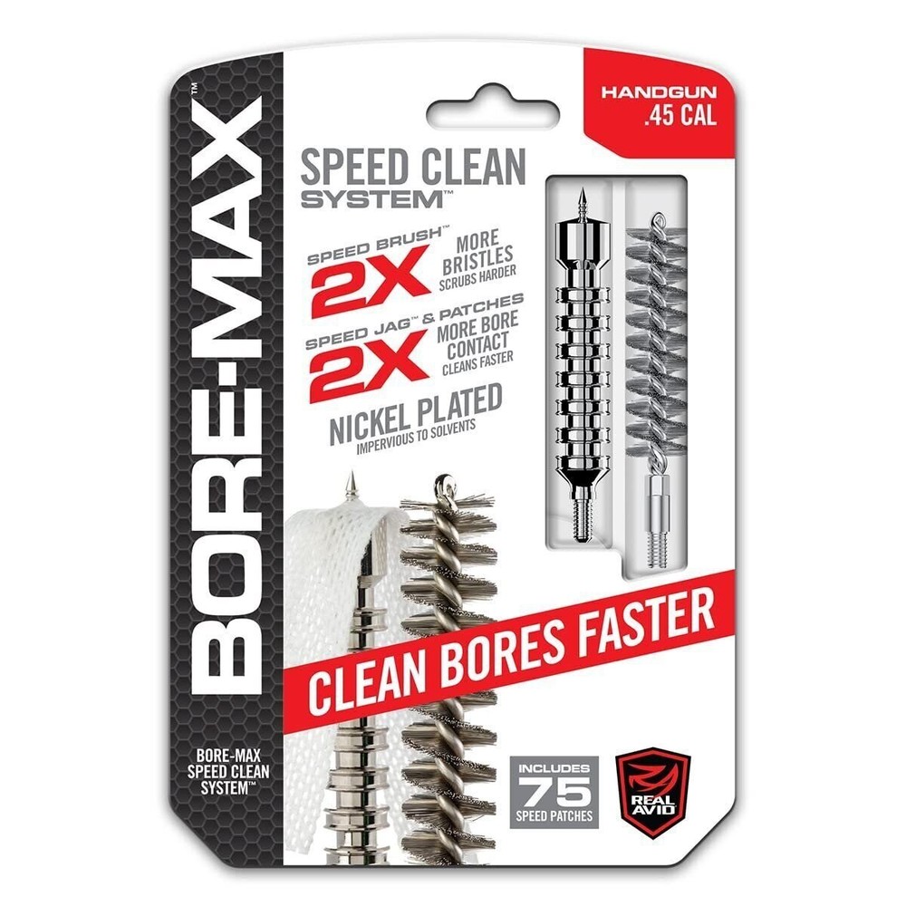 Real Avid Gun Cleaning Jag, Bore Brush & Gun Cleaning Patches Set, All in One…