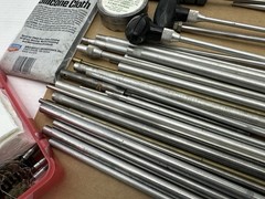 Lot 50+ Pcs Vintage Antique Gun Cleaning Rods Brass Aluminum Rifle Outers Hoppes