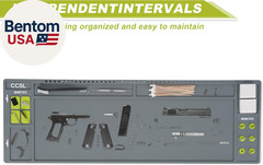 Rifle Shotgun Gun Cleaning Mat,36″ X 12″ Magnetic Gun Cleaning Mats for All Guns