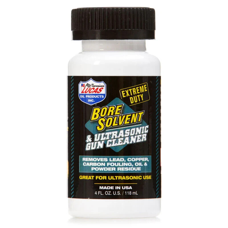 12 Pack Case: Lucas Oil 10907 Extreme Duty Bore Solvent 4oz Liquid Bottle