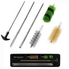 12GA Shotgun Cleaning Kit Nylon Stainless Steel Cotton Mop Swab Gun Brush Tools