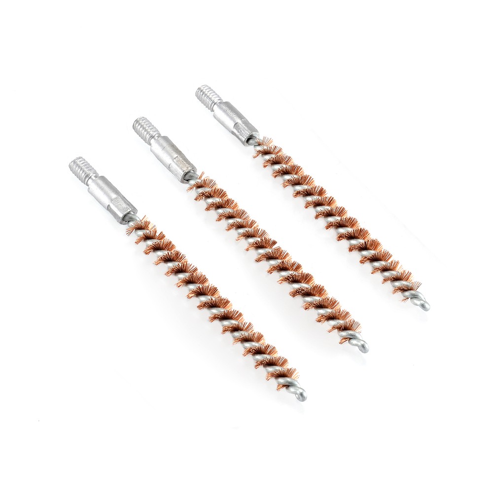 3 X 3” Bronze Bristle Bore Brush Tool .22cal 8×32 Thread for Gun Cleaning Rod