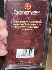 New In Pkg Thompson Center 7497 Breech Thread Lube Applicator With Super Lube