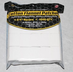 Pro Shot Cotton Cleaning Patches 1 3/4″ Sq 1000 Count 7mm 30-06 7.62 338 $4 ship