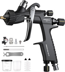 Drizzle Pro LVLP Spray Gun, Precise Low-Overspray Performance with Ultra-Light 3
