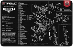 TekMat Beretta 92 Premium Gun Cleaning Mat 11″x17″