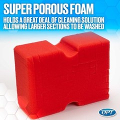 Optimum No Rinse Version 5 (32 Oz) and Big Red Sponge (BRS) Car ONR & Sponge