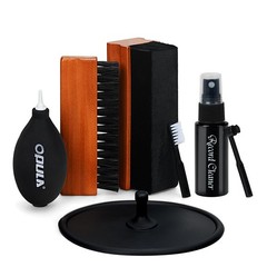 OPULA 7-in-1 Vinyl Record Cleaning Kit – Cleaner, Brushes, Protector