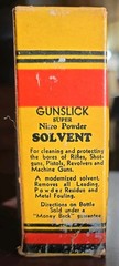 Vintage Gunslick Gun Cleaning Solvent (B6)