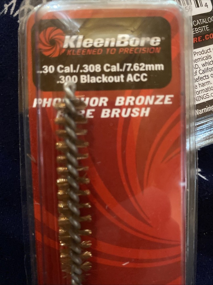 1- Kleenbore Phosphorus Bronze Nylon Bore .30/308 7.62mm .300 BlackoutBrush A180
