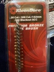 1- Kleenbore Phosphorus Bronze Nylon Bore .30/308 7.62mm .300 BlackoutBrush A180