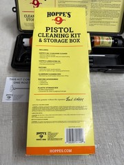 Hoppe’s No. 9 Pistol Cleaning Kit & Storage Box 9mm .357 .380 .38 Calibers PC038