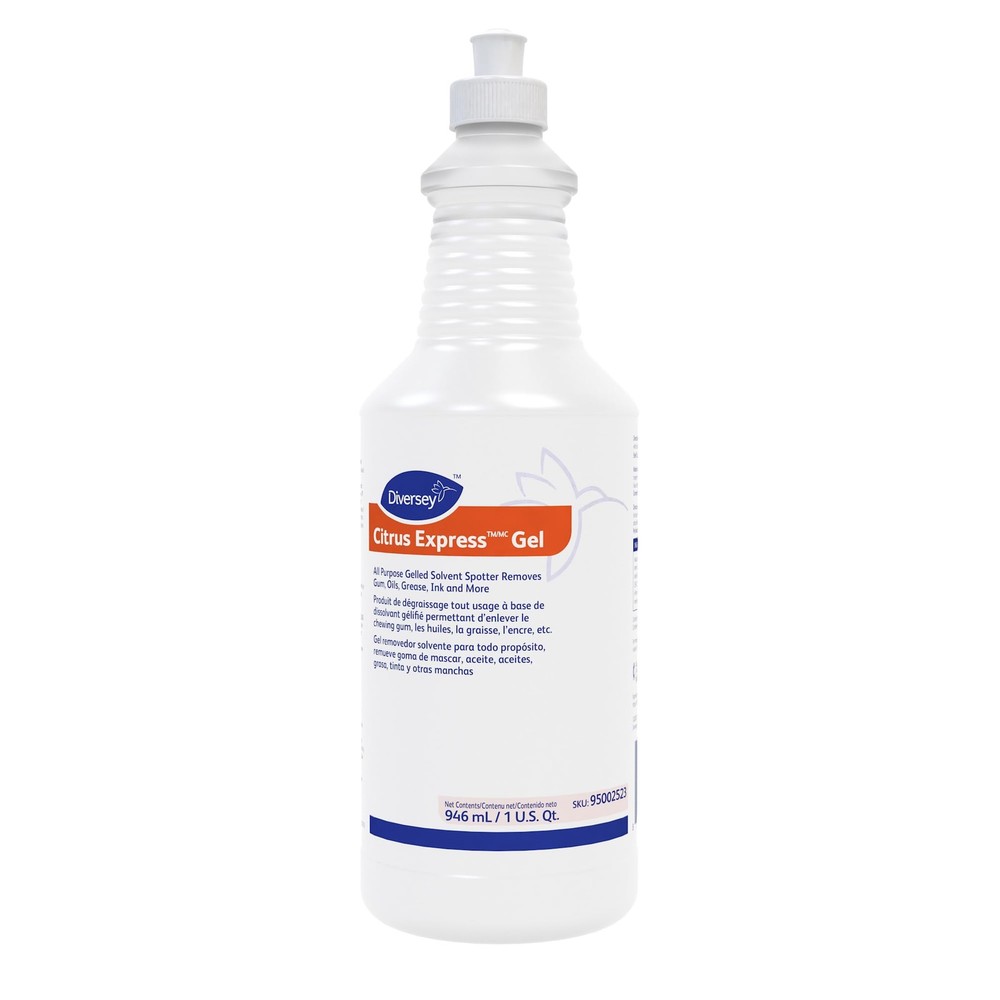Diversey 95002523 Citrus Express Gel All Purpose Gel Solvent Spotter Removes