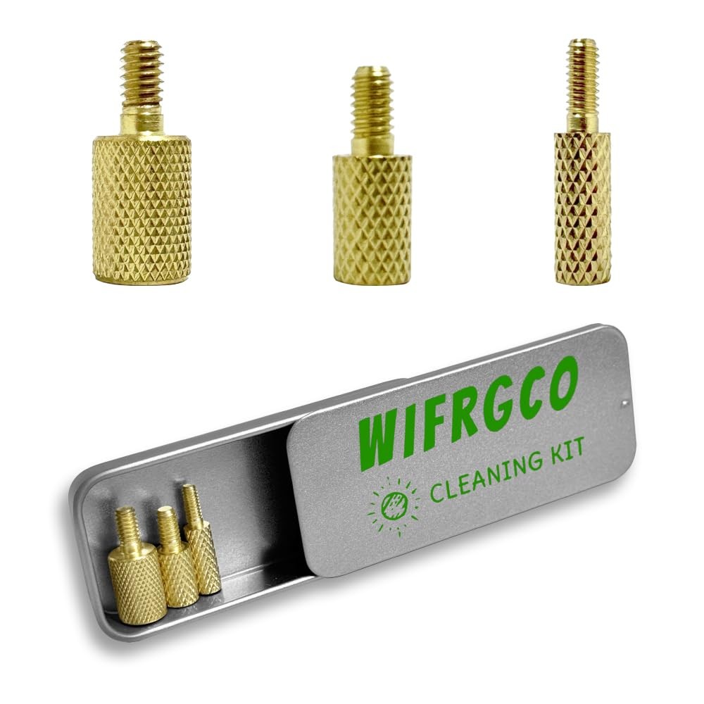 3 Pack Gun Cleaning Rod Fitting Adapter Set 5-40 8-32 10-32 5/16-27 Thread in Ma